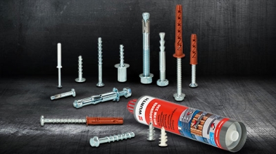 Infästning för tak, väggar och golv