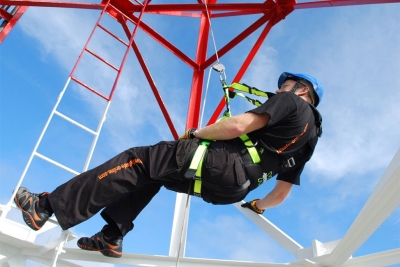 Evakuering Fallskydd